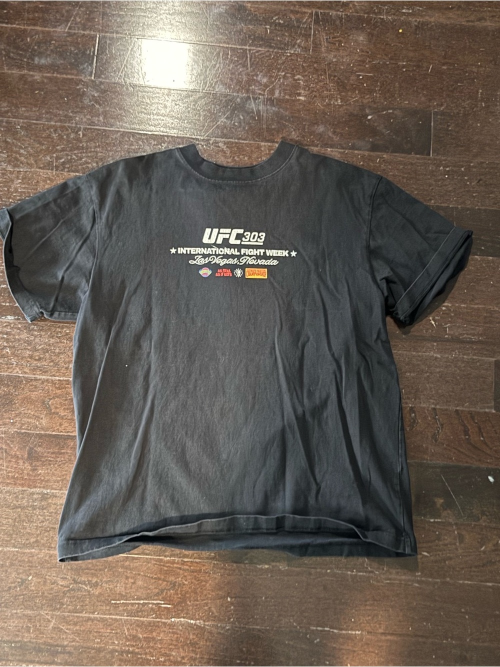 UFC 303 International Fight Week Graphic Tee Black Size Small